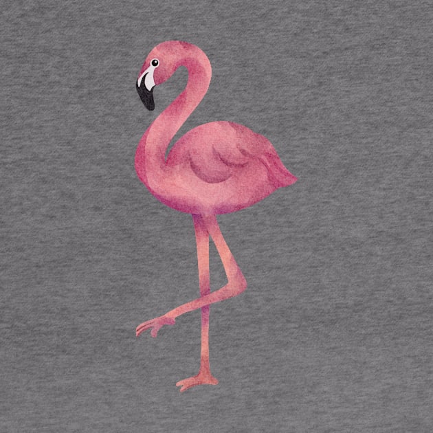 Watercolor Flamingo by Protshirtdesign